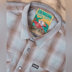 🔥2/$150🔥DIXXON Dawn Patrol Plaid Short Sleeve Shirt Men’s XL